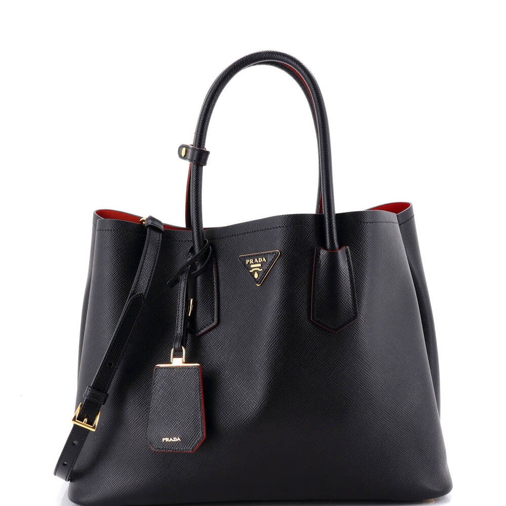 Prada Cuir Double Tote Saffiano Leather #313362P20B